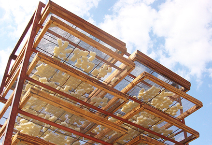 【完全受注生産】無添加手焼き《贅沢 黒糖おかき》7袋 [0011-0053]