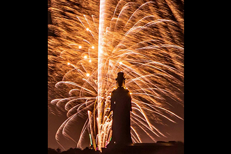 プライベート花火（個人向け打ち上げ花火） 2～4号玉 計30発