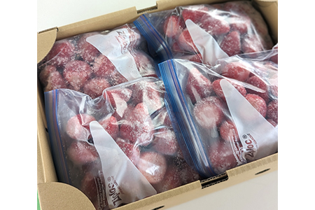 冷凍 完熟いちご２kg（500g×4袋）／いちごやす農園