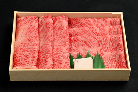 富津市産「かずさ和牛」すき焼き肉(リブロース)400g/3人前