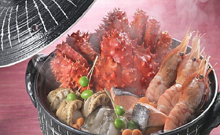 「新物」ボイル花咲かに(北海道産) 2~3尾入 茹で上り約1.0kg F4F-0678