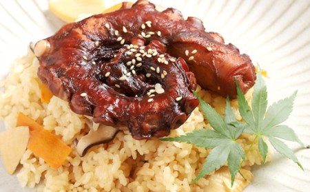 【期間限定！寄附額改定↓！】CAMPDEROBATA 3品 Bセット キャンプ飯 北海道産 柳ダコご飯の素 いも団子と釧路ザンギのクリーム煮 パンプキンケーキ 焼きりんご F4F-1543