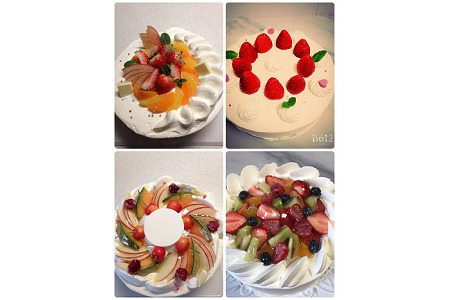 No.332 ママの手作りお菓子 Yummy デコレーションケーキ 5号 引き換えチケット【店頭受渡のみ】 / スイーツ ケーキ チケット 千葉県 特産品