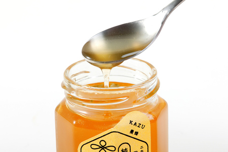 里の恵み 日本ミツバチの生はちみつ《たれ蜜》計280g (140g×2瓶)｜純粋