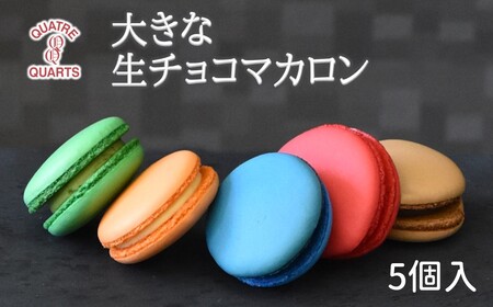 大きな生チョコマカロン 生マカロン 5個入 生チョコ 焼き菓子 マカロン