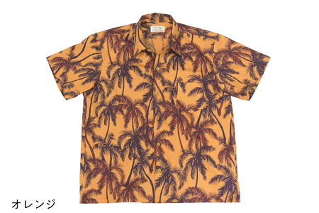 南房総アロハシャツ（サイズ：M／柄：オレンジ） mi0104-0001-9-M