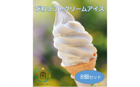 びわソフトクリームアイス8個セット 千葉県南房総市 ポイント制ふるさと納税 ふるなびカタログ