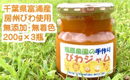 福原農園の無添加びわジャム(200g×3瓶)セット のし無