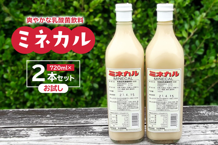 乳酸菌飲料ミネカル×2本セット mi0009-0002