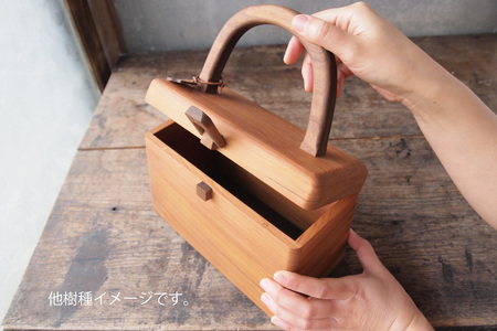 木製　ハンドバッグ（メープル白） mi0037-0018