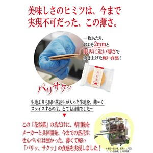 千葉県産落花生使用新しい落花生せんべい「花彩菓」 21枚入