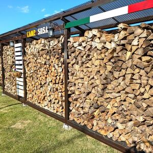 乾燥薪 （ 広葉樹 8kg）と スウェーデントーチ （ 広葉樹 1本）のセット