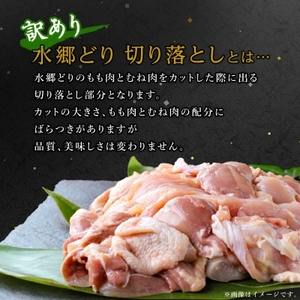 【訳あり】水郷どり切り落とし(もも肉・むね肉ミックス)　3kg(1kg×3袋)【配送不可地域：離島・沖縄県】【1489764】