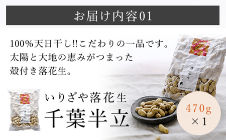 千葉県産　天日干しいりざや落花生 大箱 ふるさと納税 落花生 ピーナッツ ナッツ 豆 千葉県 山武市 SME002