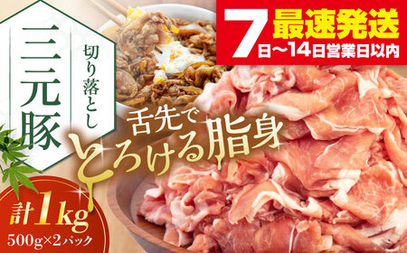 平田牧場 豚肉切り落とし 1kg [AJAP005] 豚肉切り落とし
