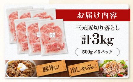 平田牧場 切り落とし 3kg (500g×6P) 豚肉 切り落とし 小分け [AJAP007]