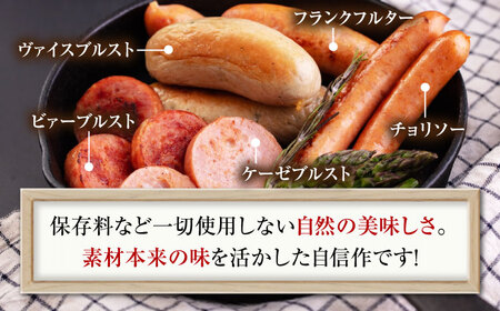 【全2回定期便】ソーセージ 5種セット ウインナー フランクフルト ハム ブロック 手作り 食べ比べ 詰め合わせ 冷蔵配送 北海道 [AJAI035]