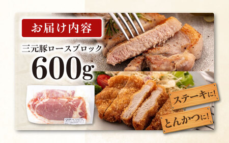 平田牧場 ロース ブロック 600g 角煮 豚肉 加工品  [AJAP070]