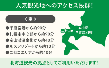 【2名様分】 簡易宿泊所きもべつ 宿泊券 北海道 旅行 観光 スキー スノーボード [AJAL002]