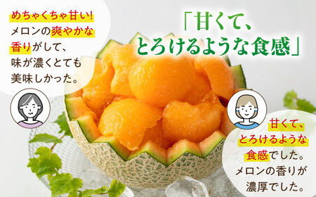 【2026年7月下旬以降順次発送】赤肉メロン キングルビー 大玉 2玉  (2kg以上/玉) メロン 果物 お取り寄せ 北海道 [AJAM003]