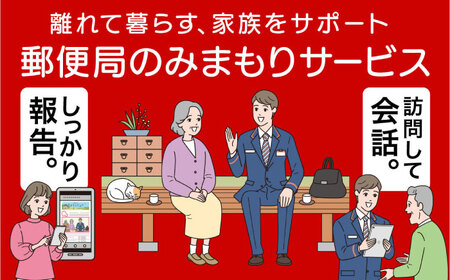 郵便局のみまもりサービス「みまもり訪問サービス」（12か月）《喜茂別町》【日本郵便】 北海道 [AJAN003] 100000 100000円 10万円
