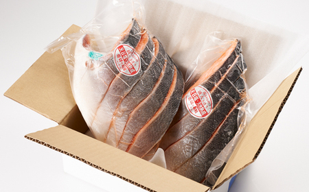 無添加甘塩仕立て 銀鮭半身切身 約1kg_魚介・海産物 鮭・サーモン 鮮魚 さけ サケ さーもん_【配送不可地域：離島】【1461696】