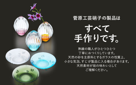 ＜Sghr スガハラ＞アウラ　26cmプレート(クリアー) 【 ふるさと納税 人気 おすすめ ランキング ガラス 食器 皿 雑貨 陶器 手作り ギフト 贈答用 プレゼント 千葉県 大網白里市 送料無料 】O017