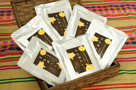 ご飯にはやっぱりカレー!「多古米コシヒカリ2kg」と「元気豚カレー200g×6」セット_ 精米 米 コシヒカリ 米 こしひかり 惣菜・加工品 カレー _【配送不可地域:離島】 TAKF021