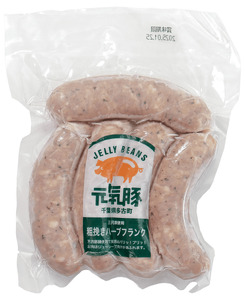 【毎月定期便】元気豚 粗挽きハーブフランクフルト 30本セット 1.8kg(60g×30本)全6回_肉 ソーセージ・ウインナー 豚肉 定期便 定期便 _【配送不可地域:離島・沖縄県】 TAKB067