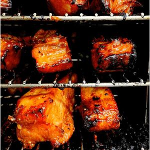 【チャーシュー専門店ミートポーク山水】職人手焼き！香港式の本格焼豚「蜜汁叉焼 豚バラ」《千葉県産銘柄豚 林SPF使用》 ／ チャーシュー 叉焼 焼豚 豚バラ 林SPF SPF豚