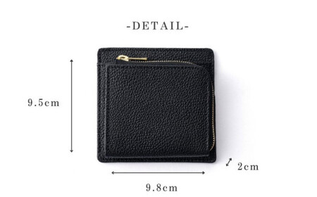 藤巻百貨店】BAGGY PORT 黒桟革ミニ財布 藤巻限定モデル（グリーン