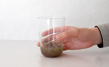 モルビ　グラスL 2色アソート（オパールブルーグレー・モカ） 