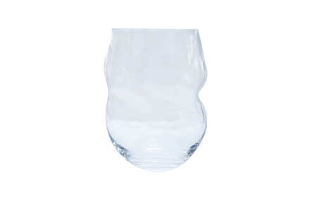 かぎろひ　グラスＬペア（クリアー・タン）Sghr スガハラ ガラス キッチン雑貨 おしゃれ デザイン 手に馴染む フィット感 口当たりがいい ペアグラス 2個セット 