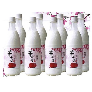 No.054 千葉県山武郡芝山町産　華本生マッコリ750ml　8本セット