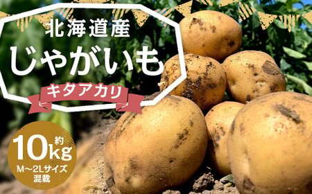 北海道産 じゃがいも キタアカリ M～2Lサイズ混載 約10kg 1箱 山田農場 ジャガイモ 芋 いも イモ 国産 【2025年9月下旬-2026年3月上旬迄発送予定】