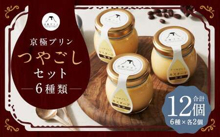 つやごし京極プリン 12個 （カスタードカラメル ・ 名水珈琲 ・ 名水紅茶 ・ カスタード珈琲 ・ チョコレート ・ フロマージュ） 6種×各2個 【京極プリン】 つやごしセット プリン ぷりん 洋菓子 お菓子 菓子 デザート スイーツ 詰め合わせ 北海道 京極町 冷蔵