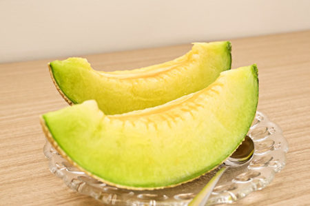 高級マスクメロン(千葉アクアメロン)3玉