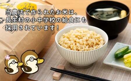 A01-002 アイガモ農法によるお米（玄米5.5kg）