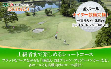 R01-005 ダイナミックゴルフ ショートコース2周&お食事セット(休日)