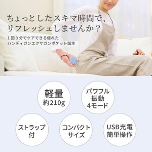 ドクターエア エクサガンポケット グレイッシュピンク コードレス ふるさと納税 千代田区【1635629】