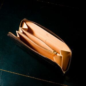 【ココマイスター】COCOMEISTER ブライドル グランドウォレット(モスグリーン)【1679707】