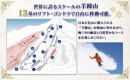 ニセコ 全山共通 リフト券 All Mt.Pass 1日券 【1枚】 2024-2025シーズン スキー リフト券 スポーツ 羊蹄山 雪 パウダースノー ニセコ 倶知安町 スキー場 冬山 雪山 ウインタースポーツ スノボ 