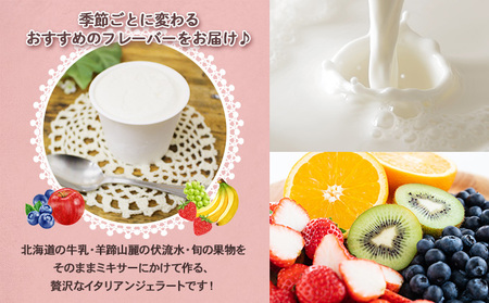 【ふるなびWEEK対象】北海道 Ruhiel 完熟フルーツジェラート 120ml 16個セット アイス 詰め合わせフルーツ 果物 牛乳 自家製 スイーツ ジェラート パーティー お取り寄せ ギフト デザート ルヒエル 倶知安町 お菓子 FN-Limited