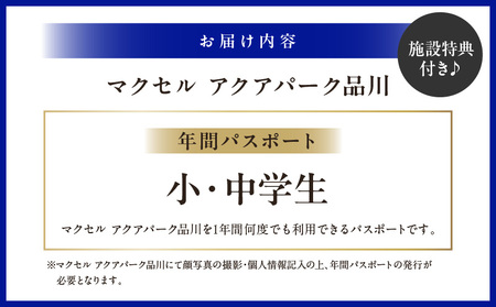 マクセル アクアパーク品川 年間パスポート 小・中学生 │ 東京 チケット 水族館