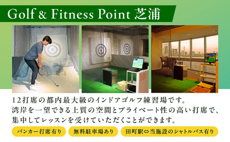 マンツーマンゴルフレッスンチケット　5回分 │ 東京 体験 ゴルフレッスン