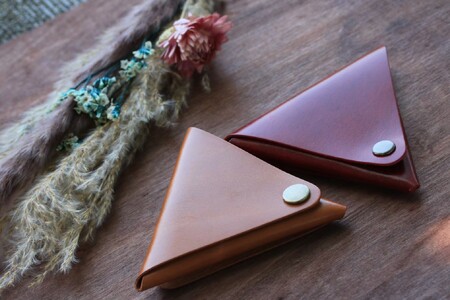 三角コインケース  赤 0113-002-S06-4