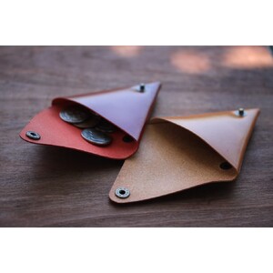 三角コインケース  赤 0113-002-S06-4