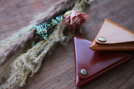 三角コインケース オレンジ 0113-002-S06-5