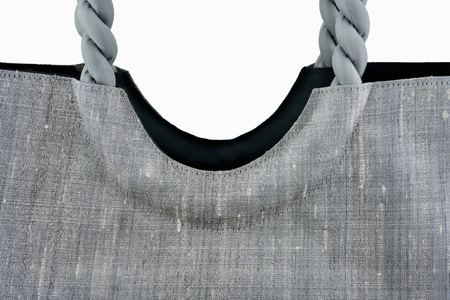 【makixmaki】高級ゴールデンシルクハンドバッグ(フェアトレード) シルバー 0137-002-S06-2