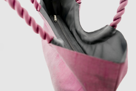 【makixmaki】高級ゴールデンシルクハンドバッグ（フェアトレード） ボルドー 0137-002-S06-4